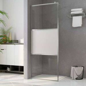 vidaXL Paravan de duș walk-in, 80 x 195 cm, sticlă ESG semi-mată