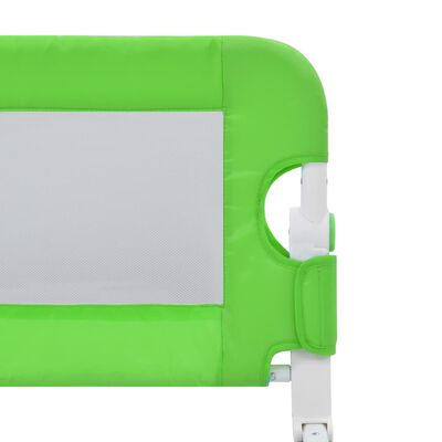 vidaXL Balustradă de protecție pat copii, verde, 180x42 cm, poliester