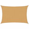 vidaXL P&acirc;nză parasolar, nisipiu dreptunghiular 2x2,5 m, HDPE, 160 g/m&sup2;