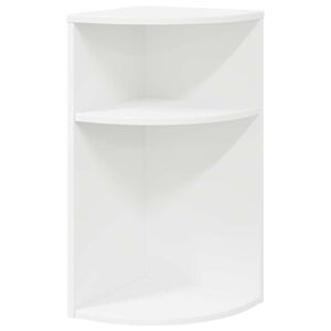 vidaXL Masă laterală Alb 29,6 x 29,6 x 60 cm Lemn prelucrat