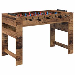 vidaXL Masă de Foosball Lemn vechi 125 x 60,5 x 80 cm Lemn compozit