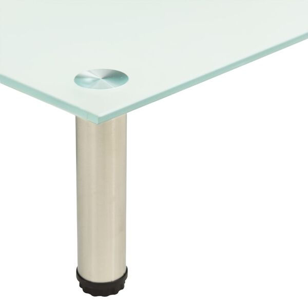 vidaXL Suport TV, mătuit, 80 x 35 x 17 cm, sticlă securizată