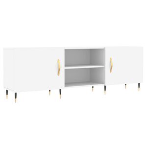 vidaXL Comodă TV, alb, 150x30x50 cm, lemn compozit