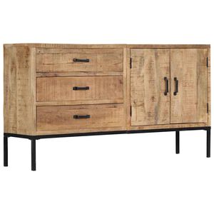 vidaXL Servantă, 140x35x75 cm, lemn masiv de mango