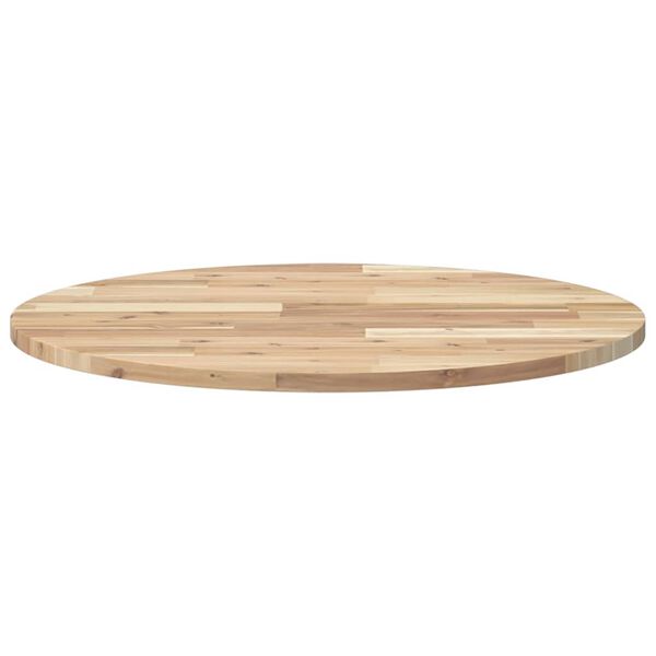 vidaXL Blat de masă rotund, &Oslash;70x2 cm, lemn masiv de acacia