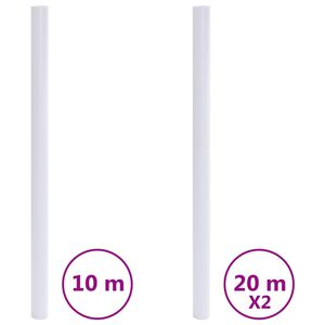 vidaXL Folii fereastra, mată, transparent, gri, PVC