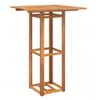 vidaXL Masa de bistro, 75x75x110 cm, lemn masiv de acacia