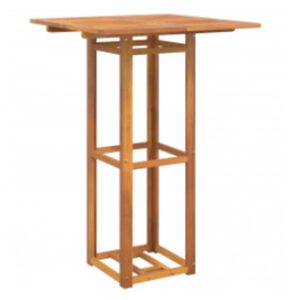 vidaXL Masa de bistro, 75x75x110 cm, lemn masiv de acacia