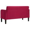 vidaXL Canapea loveseat rosu vin 109 cm catifea