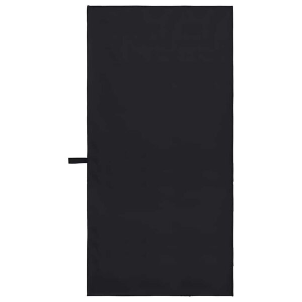 vidaXL Prosoape Sport 2 pcs Negru 100 x 50 cm Poliester și poliamidă