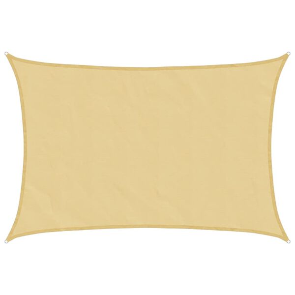 vidaXL Parasolar, nisipiu, 6x5 m, 100% poliester Oxford