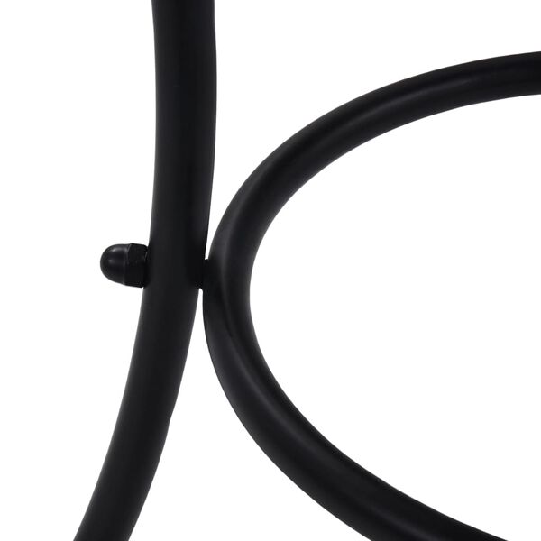 vidaXL Masă de bistro mozaic, cărămiziu, 60 cm, ceramică