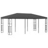 vidaXL Pavilion, antracit, 3 x 6 m, material textil