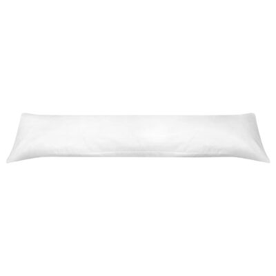 vidaXL Pernă pentru dormit lateral 40 x 145 cm alb