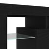 vidaXL Cabinet TV 2 pcs Stejar Negru 260 x 37 x 40 cm Lemn compozit