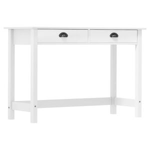 vidaXL Masă consolă Hill cu 2 sertare, 110x45x74 cm, lemn masiv pin