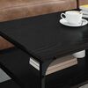 vidaXL Masă de cafea Stejar Negru 100 x 50 x 45 cm Lemn compozit