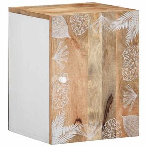 vidaXL Dulap de baie, 38x33,5x48 cm, lemn masiv de mango