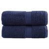 vidaXL Prosoape oaspeți premium, SOLUND, 2buc. bleumarin 30x50cm 600gsm