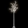 vidaXL Pom Crăciun 180 LED-uri alb rece 1,8 m salcie interior/exterior