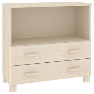 vidaXL Servantă &bdquo;HAMAR&rdquo;, maro miere, 85x35x80 cm, lemn masiv de pin