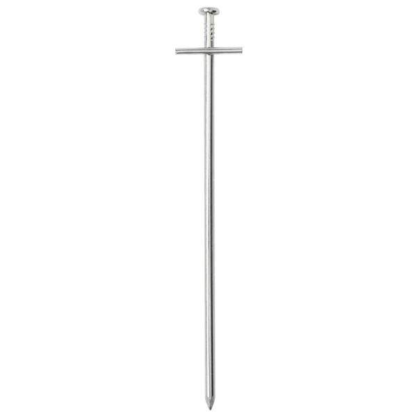 vidaXL Țăruși de cort, 24 buc., 23 cm, &Oslash;6 mm, oțel galvanizat