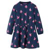 vidaXL Rochie pentru copii, bleumarin, 140