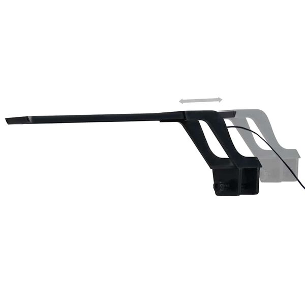 vidaXL Lampă LED pentru acvariu, cu clemă, albastru/alb, 35-55 cm