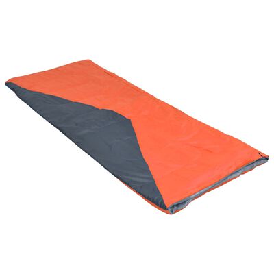 vidaXL Saci de dormit tip plic ușori, 2 buc., portocaliu, 1100 g, 10°C