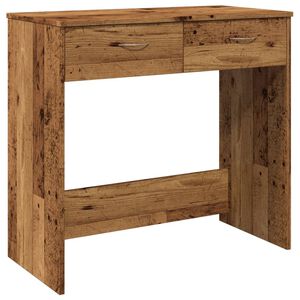 vidaXL Birou, lemn &icirc;nvechit, 80x40x75 cm, lemn prelucrat