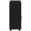 vidaXL Bufet cu raft cu ușă Negru 88,5 x 30,5 x 73 cm Lemn compozit