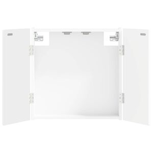 vidaXL Cabinet pentru ținte de darts DELFT Alb 52,5 x 10,5 x 53,5 cm