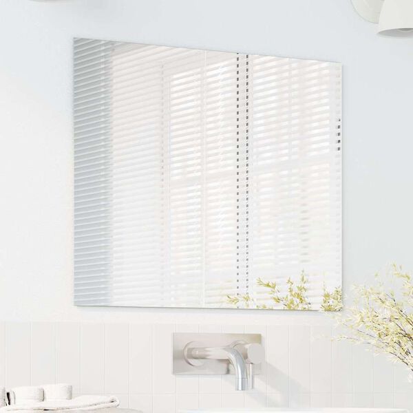 vidaXL Ogledna de perete Dreptunghiular 50 x 60 cm sticlă securizată