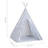 vidaXL Cort de copii teepee cu geantă, gri, 115x115x160 cm, poliester