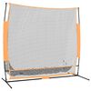 vidaXL Plasă antrenament golf negru/portocaliu 215x107x216cm poliester