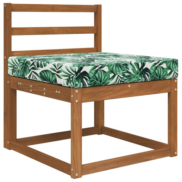 vidaXL Perna pentru canapea de exterior Model cu frunze 60 x 60 x 8 cm