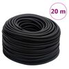 vidaXL Furtun de aer hibrid, negru, 0,6", 20 m, cauciuc și PVC