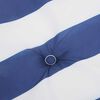 vidaXL Pernă scaun de terasă, dungi albastre&albe, textil oxford