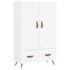 vidaXL Dulap &icirc;nalt, alb, 69,5x31x115 cm, lemn prelucrat