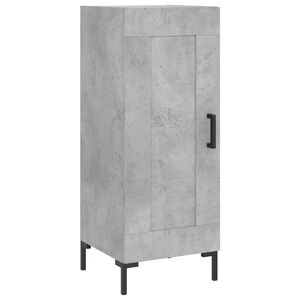 vidaXL Servantă, gri beton, 34,5x34x90 cm, lemn compozit