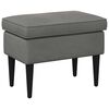 vidaXL Taburet Gri &icirc;nchis 55 x 35 x 41 cm Catifea