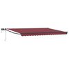 vidaXL Marchiză retractabilă manuală cu led-uri 5 x 3 m