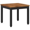 vidaXL Masă de cafea Natural și Negru 40 x 40,5 x 36 cm