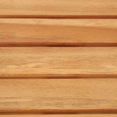 vidaXL Masă de bar, 160x60x105 cm, lemn masiv acacia & oțel inoxidabil