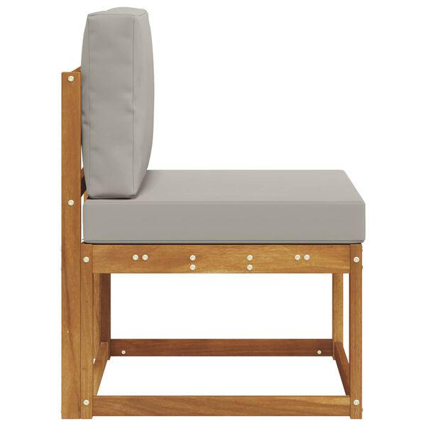 vidaXL Canapea Medie pentru Exterior Lemn Solid de Acacia