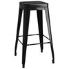 vidaXL Set mobilier de bar, 7 piese, negru