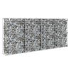 vidaXL Perete gabion cu capace, 200x20x85 cm, oțel galvanizat