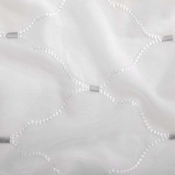 vidaXL Perdele 2 pcs Alb 140 x 245 cm Poliester