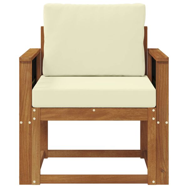 vidaXL Set de canapele de exterior Lemn de acacia solid și poliester