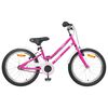 vidaXL Bicicletă pentru Copii 22 Inci pentru 7-12 ani Alb roz